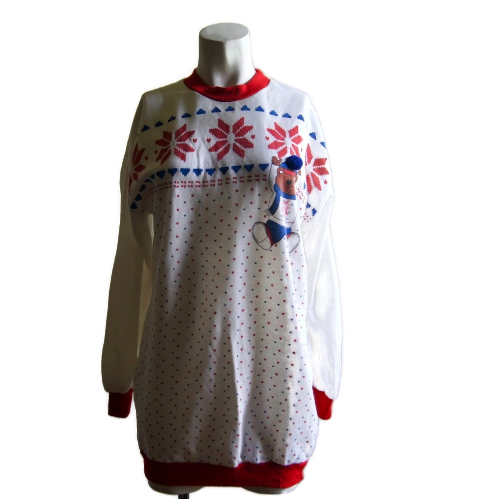 80s Jennifer Dale Vintage Red White and Blue